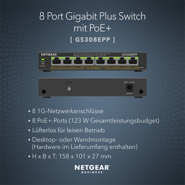 NETGEAR GS308EPP SOHO Plus Switch_2