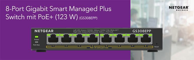 NETGEAR GS308EPP SOHO Plus Switch_1