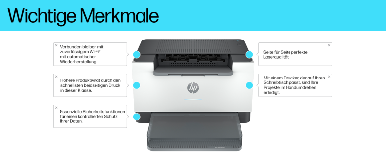 HP LaserJet M207dw Drucker, Schwarz-Weiß_5