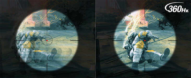 Predator XB273U F5 Bild - 360Hz Bildwiederholungsrate (per DP)