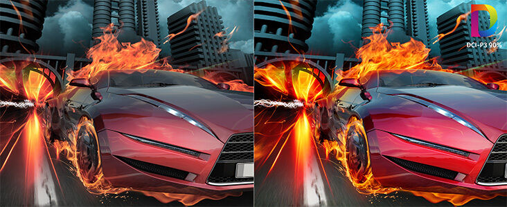 Predator XB273U F5 Bild - 90% DCI-P3 Farbraum - Lebendige Realität