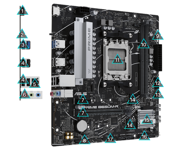 ASUS Prime B650M-R Mainboard_4