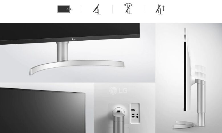 LG 32UP55NP-W Office Monitor - 4k UHD, Höhenverstellung, DP_5