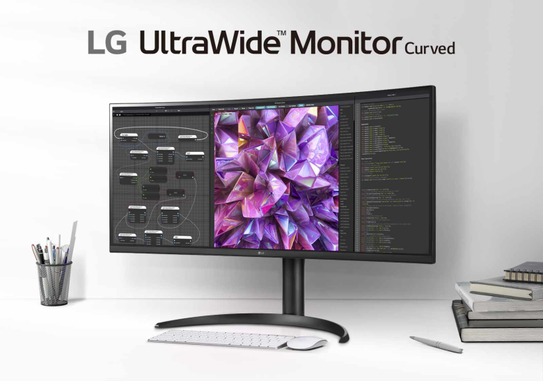 LG 34WQ75X-B Curved Monitor - HDR10, Höhenverstellung, USB-C_1