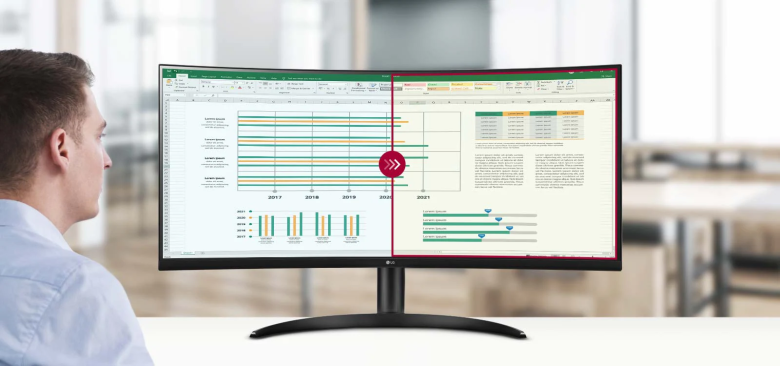 LG 34WQ75X-B Curved Monitor - HDR10, Höhenverstellung, USB-C_20