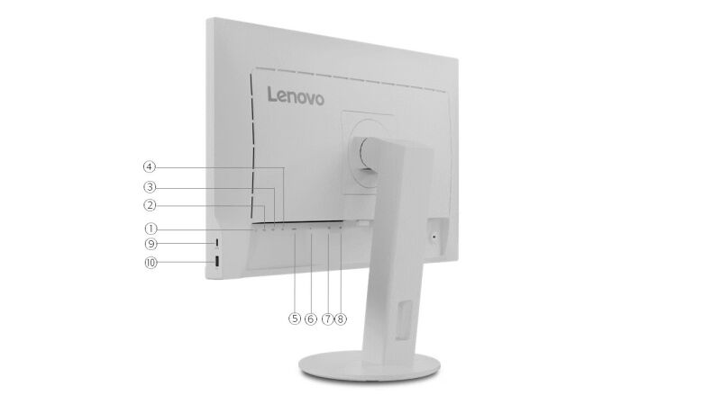 Lenovo C24d-20 Business-Monitor -  FHD IPS 16:10 Panel, Weiß, _2