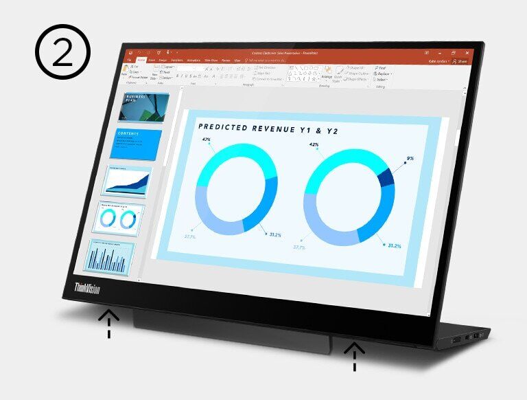 Lenovo ThinkVision M14d Mobiler Monitor - IPS-Panel, Full HD_8