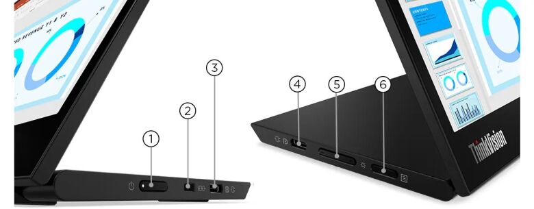 Lenovo ThinkVision M14d Mobiler Monitor - IPS-Panel, Full HD_13