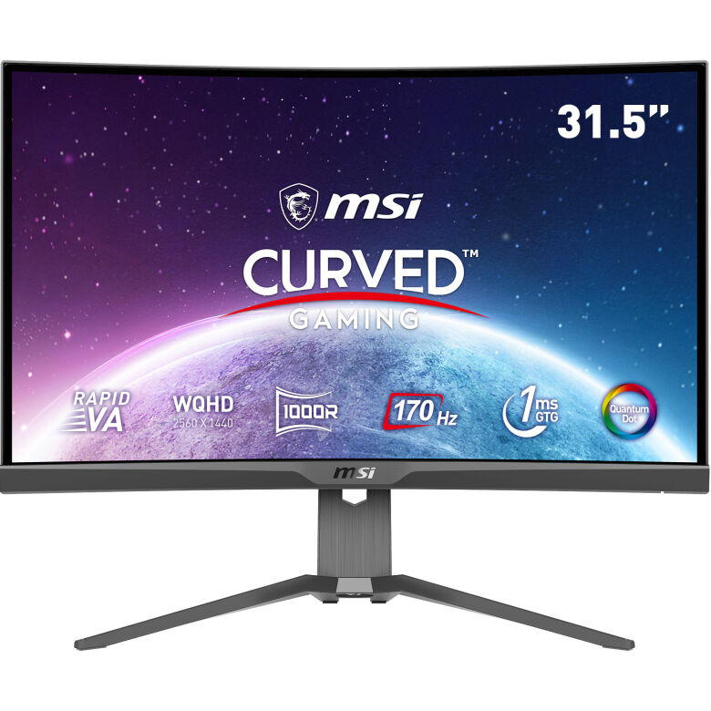 MSI MAG 325CQRFDE QD Gaming Monitor - Curved WQHD, 170Hz, 1ms_1