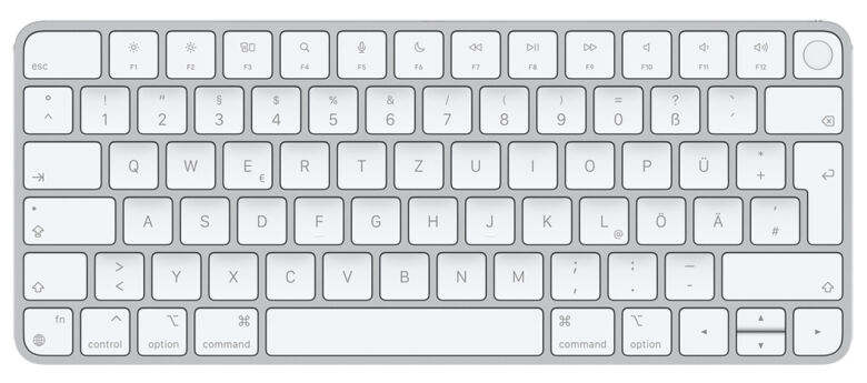 Apple Magic Keyboard weiß mit Touch ID 