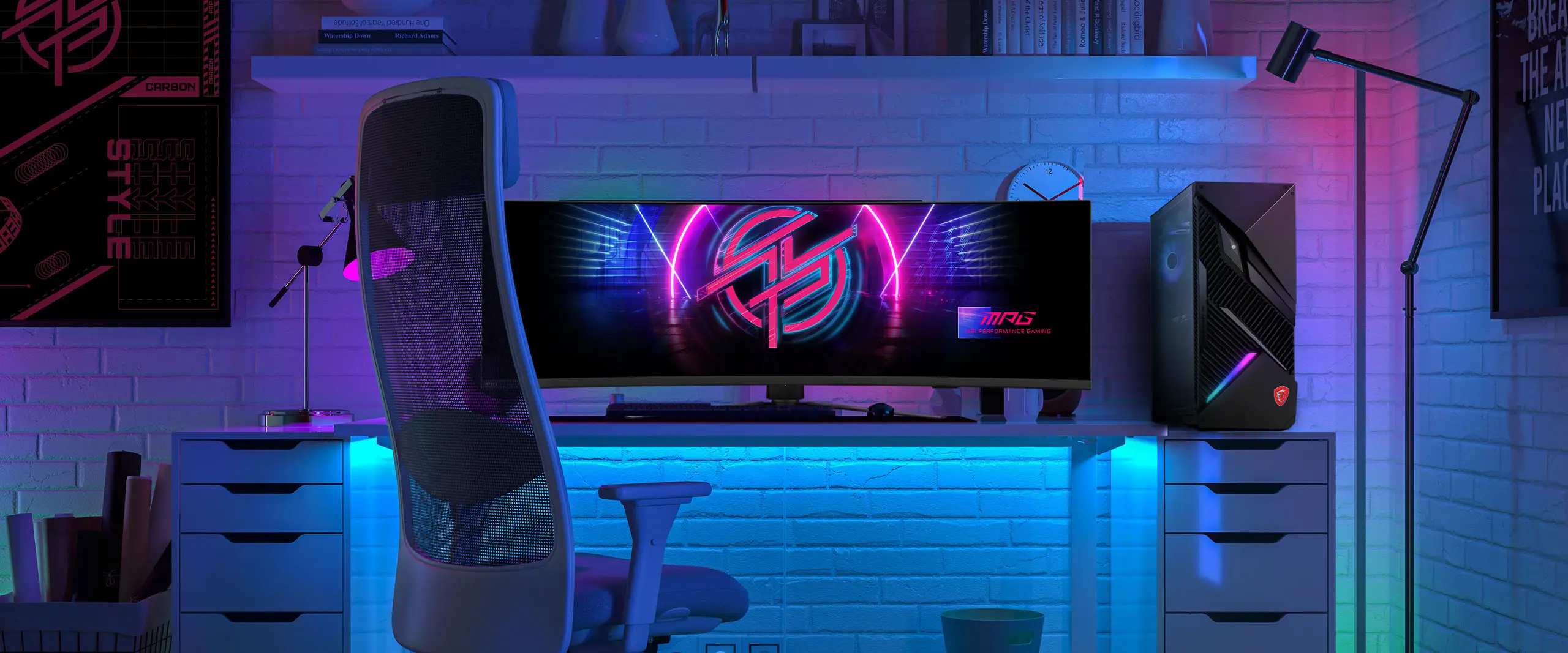 MSI MPG 491CQPDE QD-OLED Gaming Monitor - 144Hz, 0,03ms GTG_2