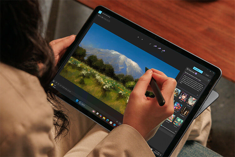 Microsoft Surface Pro 12 Zoll Keyboard mit Slim Pen, Ozean_7