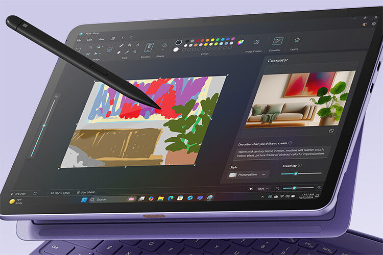 Microsoft Surface Pro 12 Zoll Keyboard mit Slim Pen, Violett_6