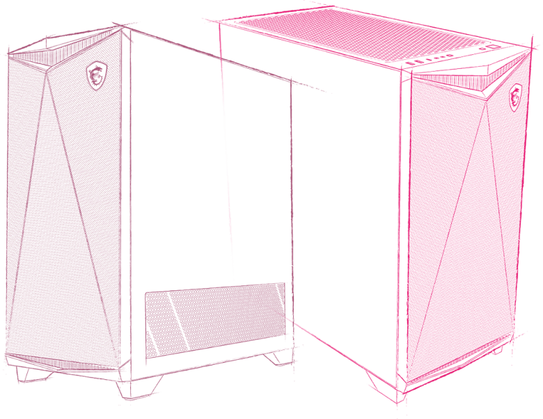 MSI MPG GUNGNIR 300R AIRFLOW WHITE | PC-Gehäuse_4