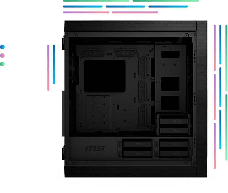 MSI MPG Sekira 500P | PC-Gehäuse mit Glasfenster_14