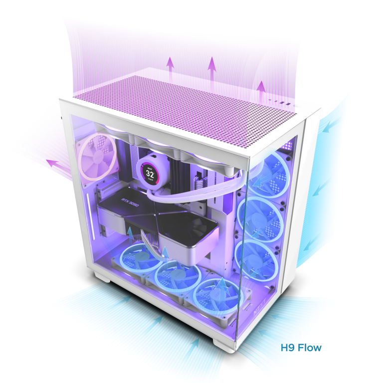 NZXT H9 FLOW weiß | PC-Gehäuse_6