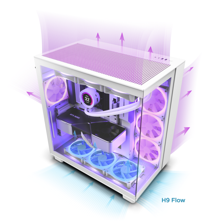 NZXT H9 FLOW weiß | PC-Gehäuse_7