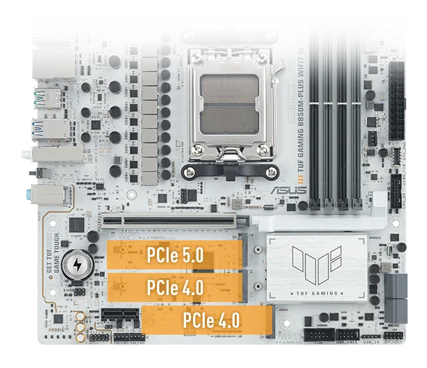 ASUS TUF GAMING B850M-PLUS WIFI Mainboard Sockel AM5_11