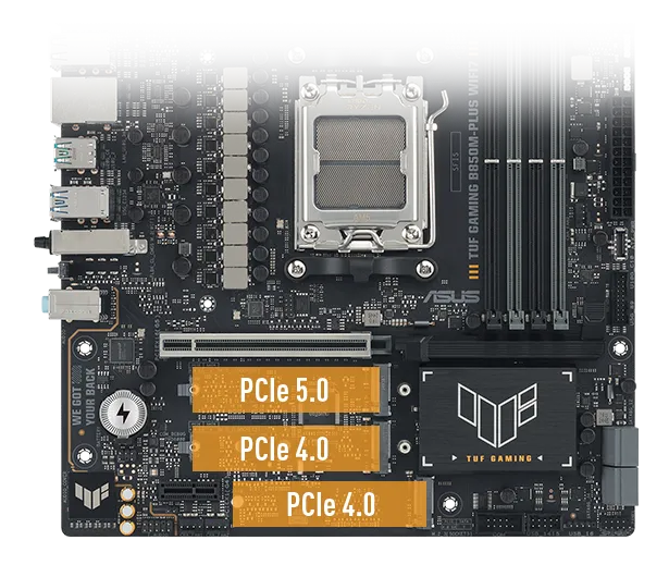 ASUS TUF GAMING B850M-PLUS WIFI Mainboard Sockel AM5_11