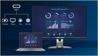 Philips 243S1 Office Monitor - IPS, Höhenverstellung, USB-C_1