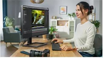 Philips 272S1MH Office Monitor - IPS, Höhenverstellung, Webcam_4