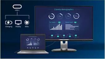 Philips 346E2LAE Office Monitor - UWQHD, Höhenverstellung, USB-C_2