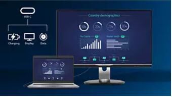 Philips 34E1C5600HE Office Monitor - UWQHD, Webcam, USB-C_3