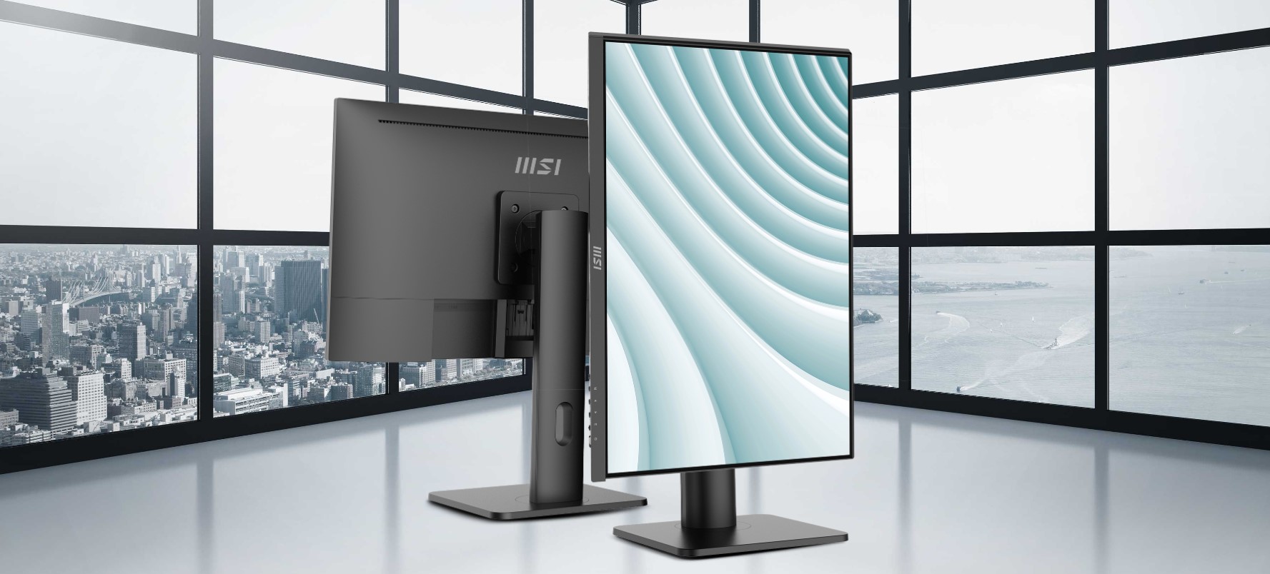 MSI PRO MP243XPDE Business Monitor - IPS Panel, 100Hz, Weiß_1