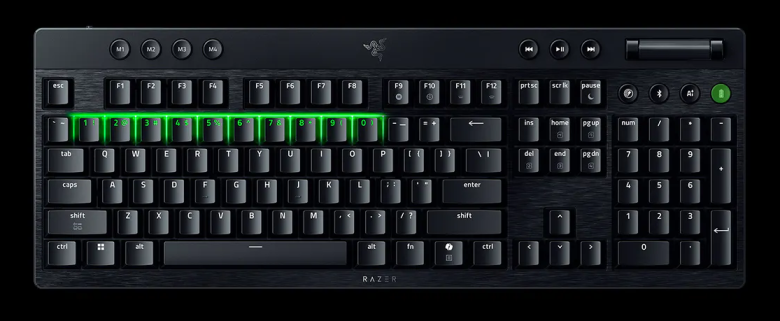 Razer Blackwidow V4 Low Profile Orange Switches_12