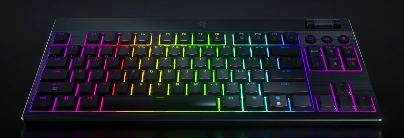 Razer Blackwidow V4 TKL Low Profile Orange Switches_1