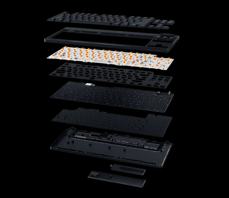 Razer Blackwidow V4 TKL Low Profile Orange Switches_9