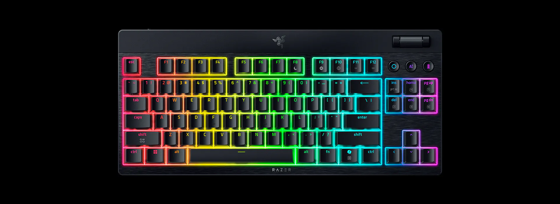 Razer Blackwidow V4 TKL Low Profile Orange Switches_11