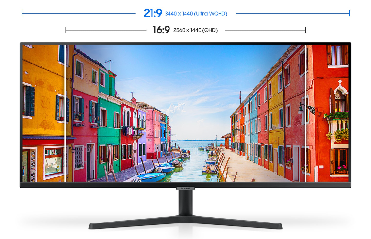 Samsung ViewFinity S5 S34C500GAU Office Monitor - WQHD, 100Hz_2