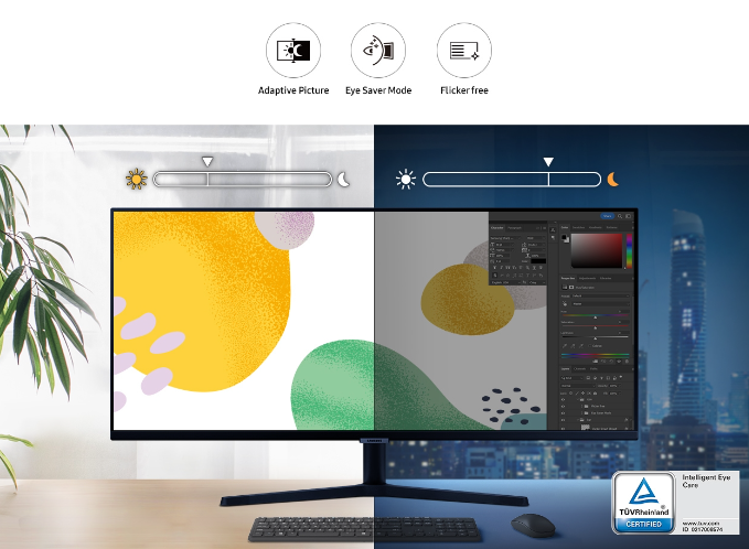 Samsung ViewFinity S5 S34C500GAU Office Monitor - WQHD, 100Hz_4
