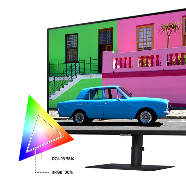 Samsung ViewFinity S8 S27B800PXP Office Monitor - 4K, IPS, USB-C_3