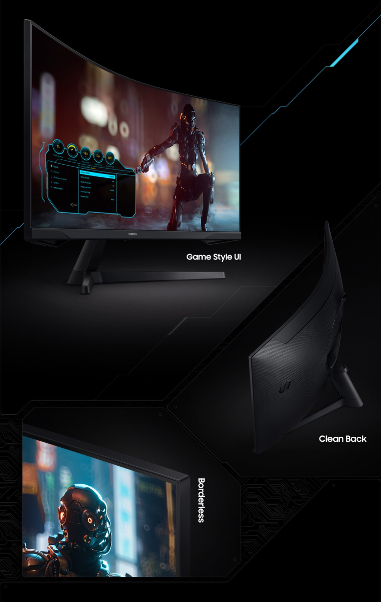 Samsung Odyssey G5 C34G55TWWP Gaming Monitor - 165Hz, WQHD_8