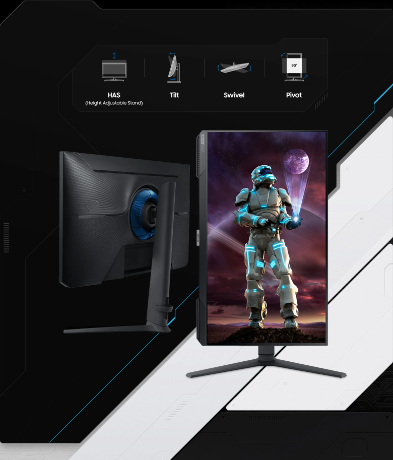 Samsung Odyssey G4B S27BG400EU Gaming Monitor - Full-HD, 240Hz_3