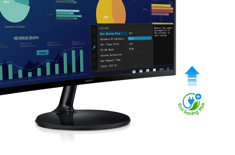 Samsung S24C364EAU Curved Monitor - VA, Full HD, 75 Hz, HDMI_6