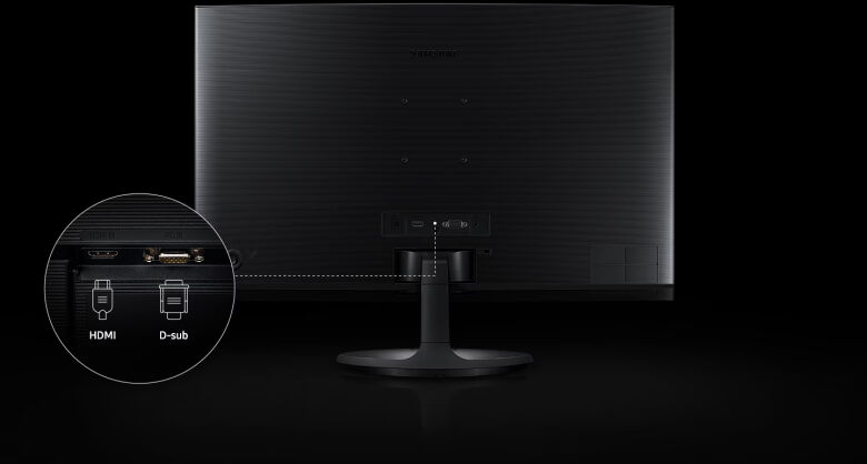 Samsung S24C364EAU Curved Monitor - VA, Full HD, 75 Hz, HDMI_7