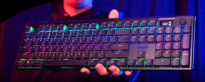 CHERRY XTRFY MX 10.1 Wireless, Schwarz - DE-Layout_1