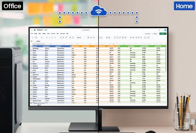 Samsung S32FM700UU 32 Zoll Smart Monitor - VA, 4K UHD, Tizen OS _10