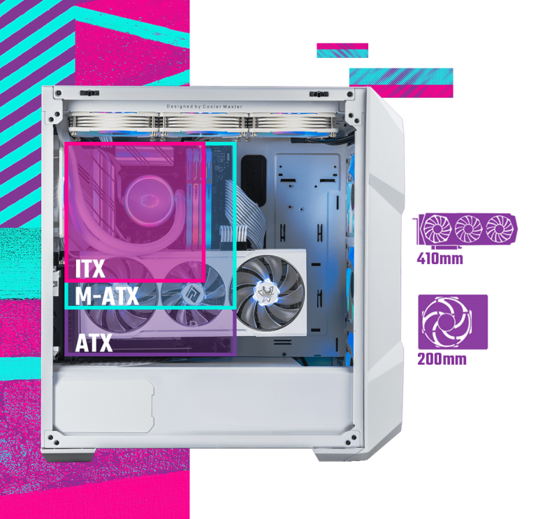 Cooler Master MasterBox TD500 Mesh V2 White | PC-Gehäuse_10