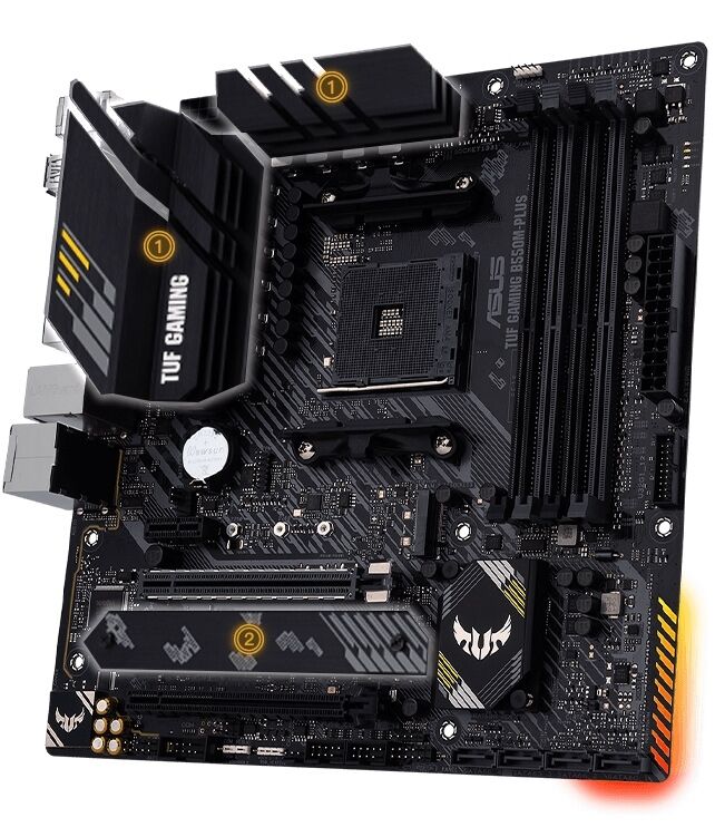 ASUS TUF Gaming B550M-Plus Gaming Mainboard Sockel AM4_2