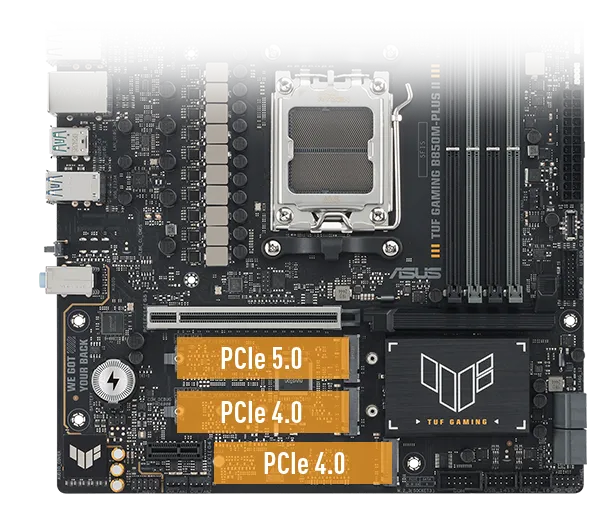 ASUS TUF GAMING B850M-PLUS WIFI Mainboard Sockel AM5_11