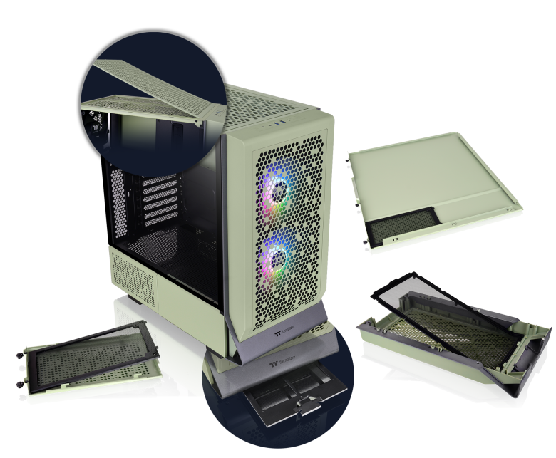 Thermaltake Ceres 300 TG ARGB Matcha Green | PC-Gehäuse_10