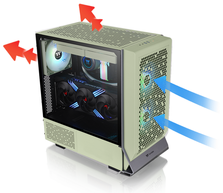 Thermaltake Ceres 300 TG ARGB Matcha Green | PC-Gehäuse_9