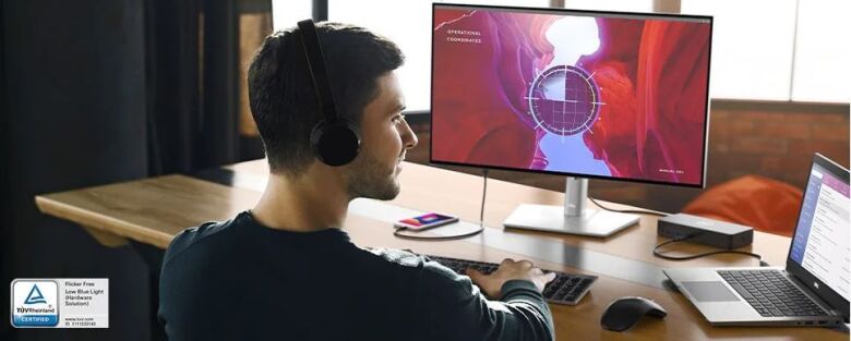 Dell U2422H Office Monitor - IPS, Höhenverstellung, USB-Hub_1