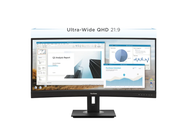ViewSonic VG3456C Office Monitor_3