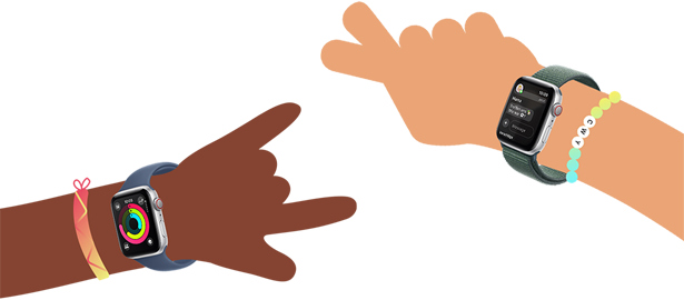 Apple Watch SE Polarstern Aluminium Sport Band Polarstern M/L_6