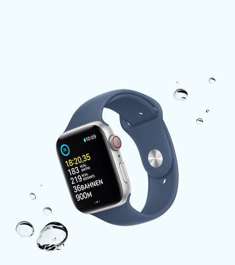 Apple Watch SE Polarstern Aluminium Sport Band Polarstern M/L_8